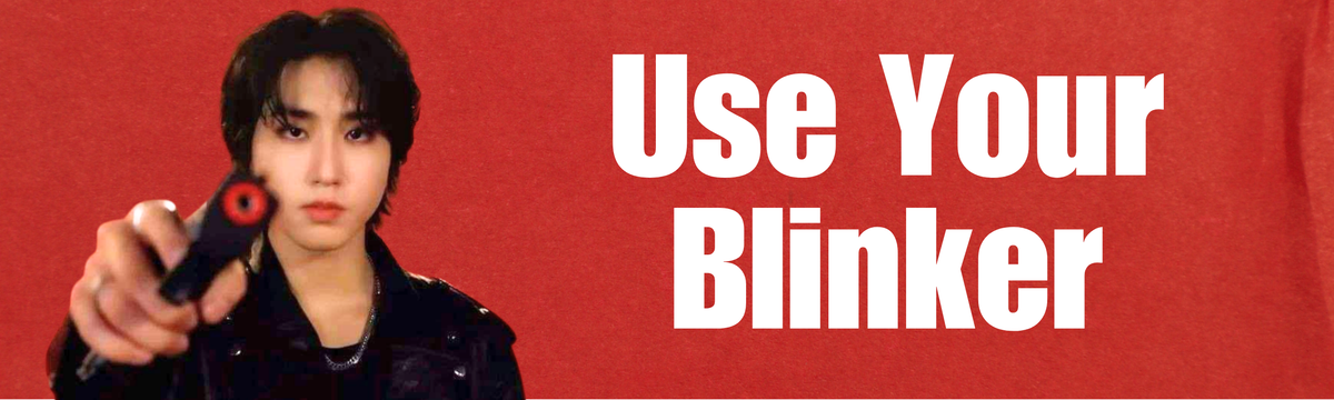 Car Magnet/Sticker - Red Blinker