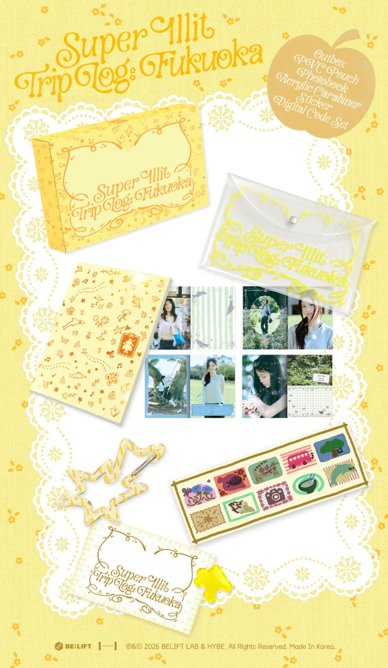 (9/10) Preorder ILLIT SUPER ILLIT TRIP LOG : FUKUOKA