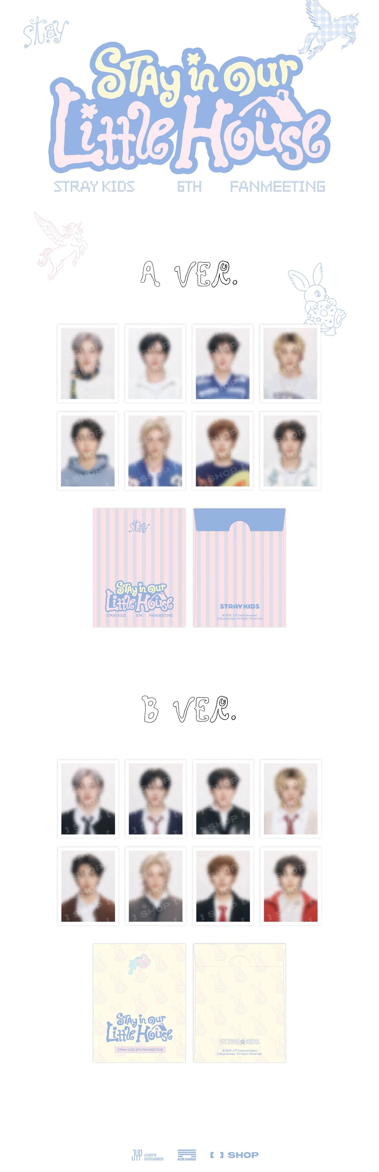 OFFICIAL ID PHOTO SET STRAY KIDS - STAY IN OUR LITTLE HOUSE 6TH FANMEETING
