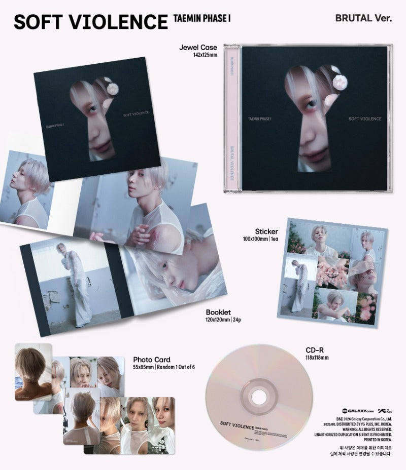 TAEMIN - [PHASE I : Soft Violence] JEWEL Ver.