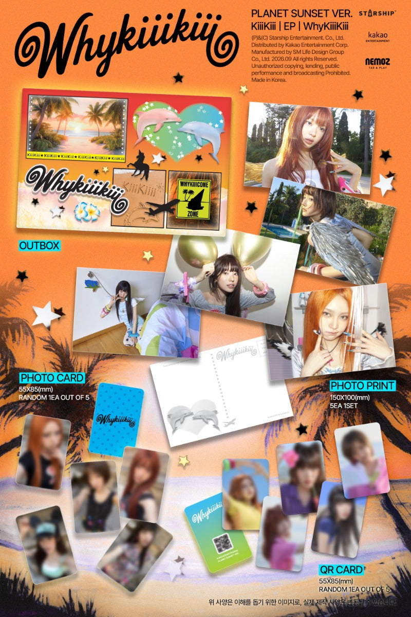 KiiiKiii EP [WhyKiiiKiii] (PLANET BLUE HOUR VER. / PLANET SUNSET VER.) [Limited]