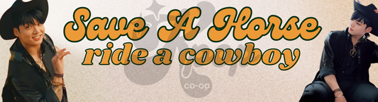 JK Cowboy Bumper Magnet