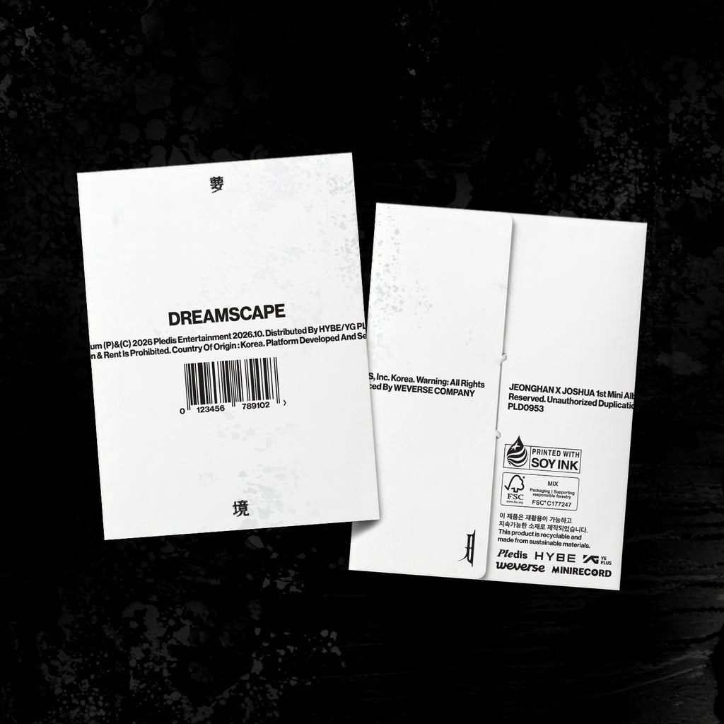 (10/17) preorder JEONGHAN X JOSHUA (SEVENTEEN) 1st Mini Album [DREAMSCAPE] Weverse Ver.