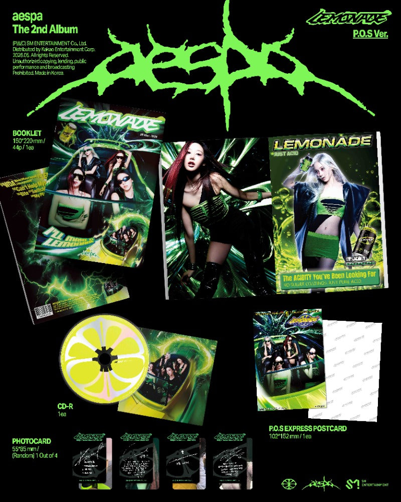 aespa - 2nd Album [LEMONADE] P.O.S Ver.