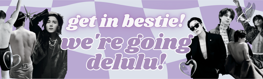 Car Magnet/Sticker - Purple Delulu