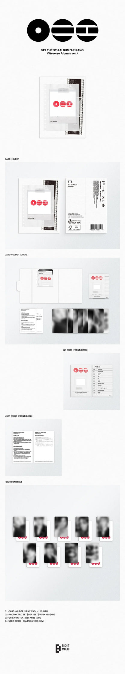 BTS - [ARIRANG] 5th Album WEVERSE ALBUMS Version