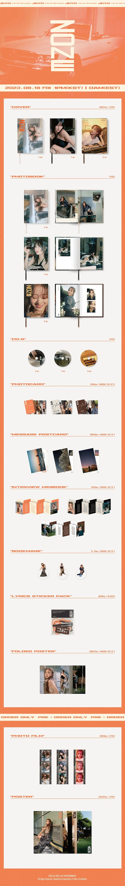 JIHYO - 1st Mini Album [ZONE] (Random Ver.)
