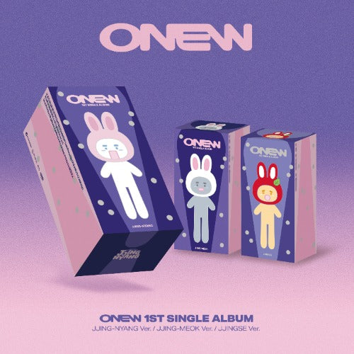 (10/17) preorder ONEW 1ST SINGLE ALBUM [착각] (JJING-NYANG Ver./JJINGSE Ver./JJING-MEOK Ver.)