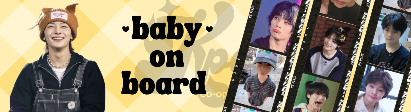 SKZ Baby on Board Bumper Magnet