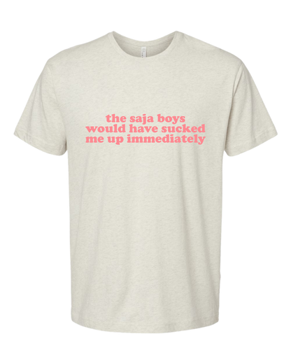 Sucked Me Up Natural Unisex Tee
