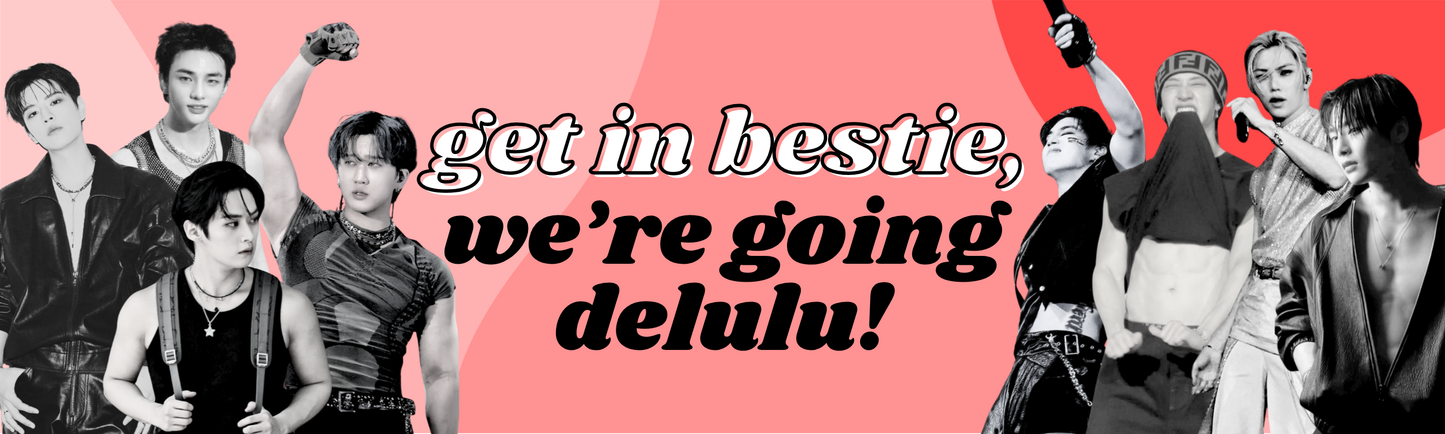 Car Magnet/Sticker - Red Delulu