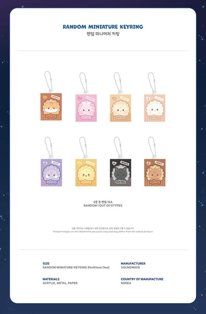 (9/3) Preorder ANITEEZ RANDOM MINIATURE KEYRING