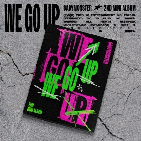 BABYMONSTER - [WE GO UP] 2ND MINI ALBUM PHOTOBOOK UP Version