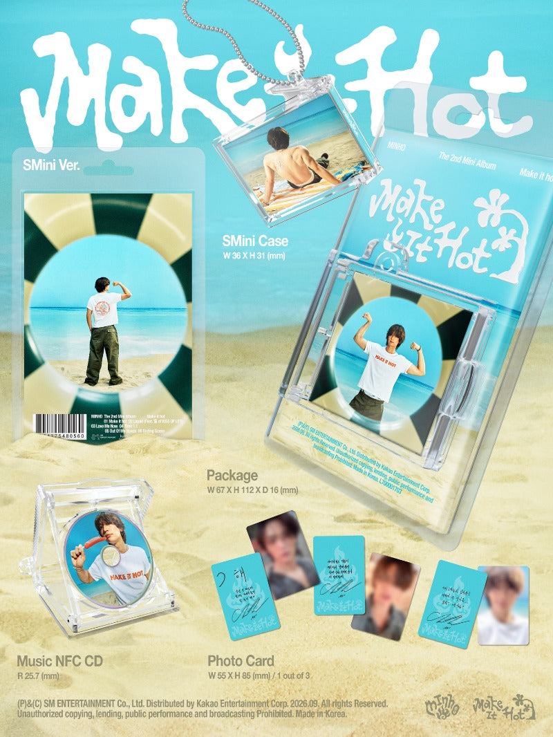 MINHO - 2nd Mini Album [Make it hot] SMini Ver. (Smart Album)