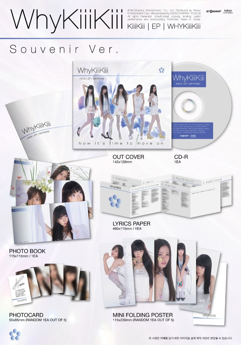 KiiiKiii EP [WhyKiiiKiii] - SOUVENIER Ver. DigiPack