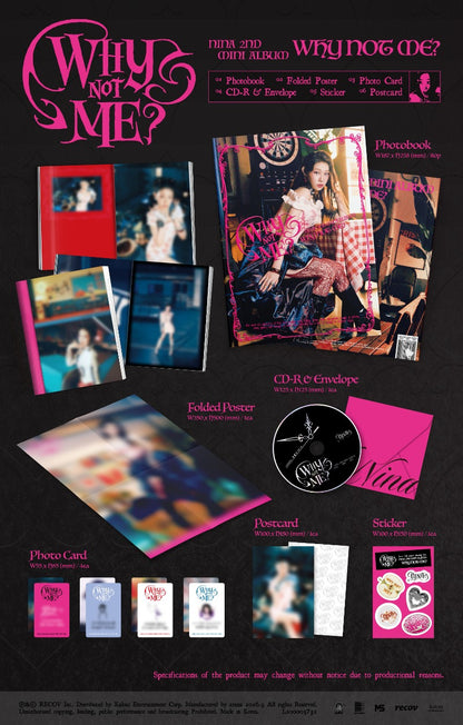 (9/14) NINA 2nd Mini Album WHY NOT ME?