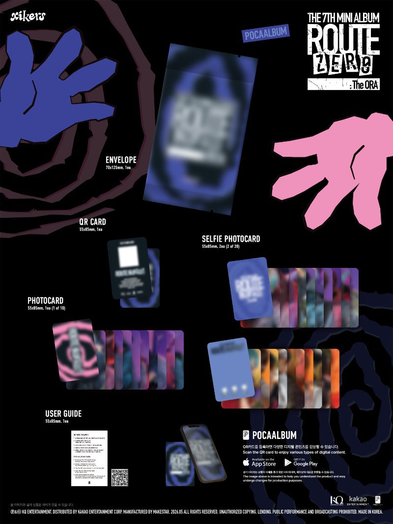 7th Mini Album [ROUTE ZERO : The ORA] (POCAALBUM)