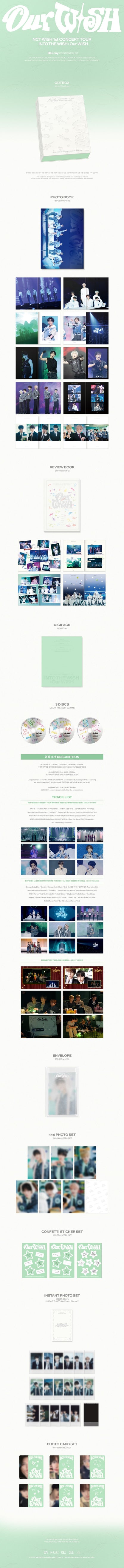 (10/07) Preorder NCT WISH 1st CONCERT TOUR [INTO THE WISH : Our WISH] (Blu-ray ver.)