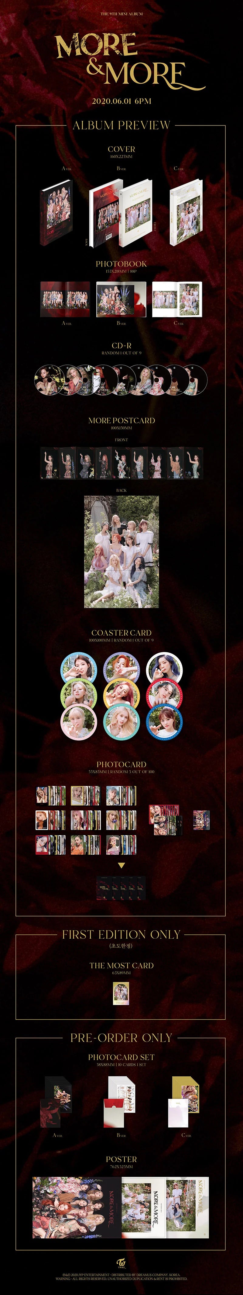 TWICE - 9th Mini Album [MORE & MORE]