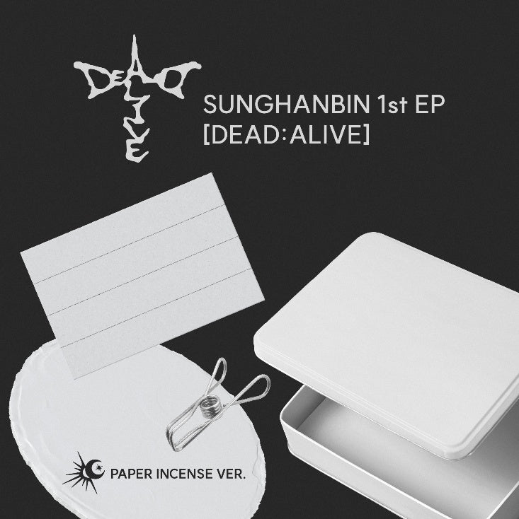 (10/10) preorder SUNG HANBIN 1st Mini Album [DEAD:ALIVE] Limited Paper Incense Ver.