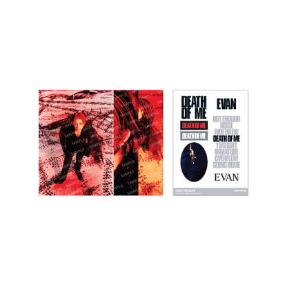 (9/26) preorder EVAN MD [DEATH OF ME] Postcard & Sticker Set
