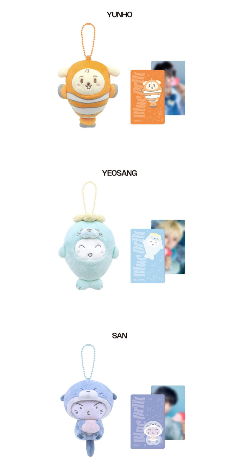(10/5) ATEEZ [ATEEZ 8TH ANNIVERSARY : Blue Drift] PLUSH SEA COLLECTION