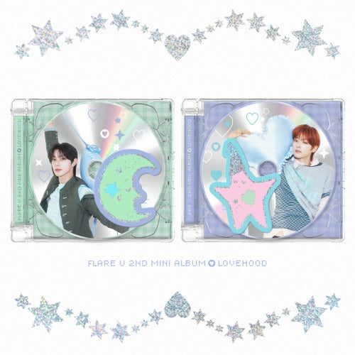 (10/13) preorder FLARE U 2nd Mini Album [LOVEHOOD] Jewel Case Ver.