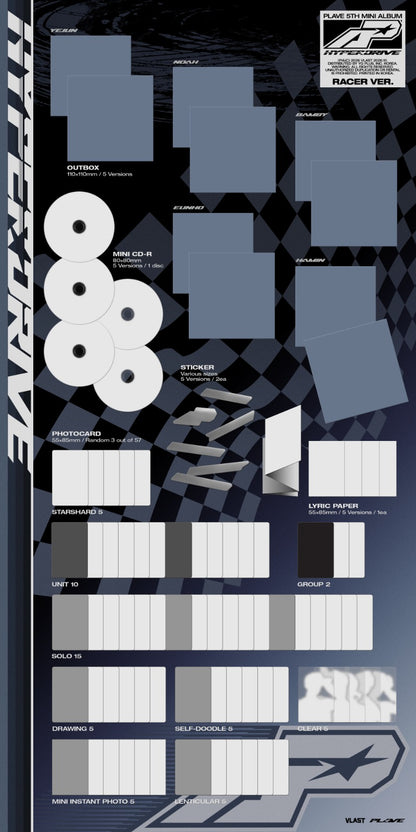 (10/11) preorder PLAVE 5th Mini Album [HYPERDRIVE] (Racer Ver.)