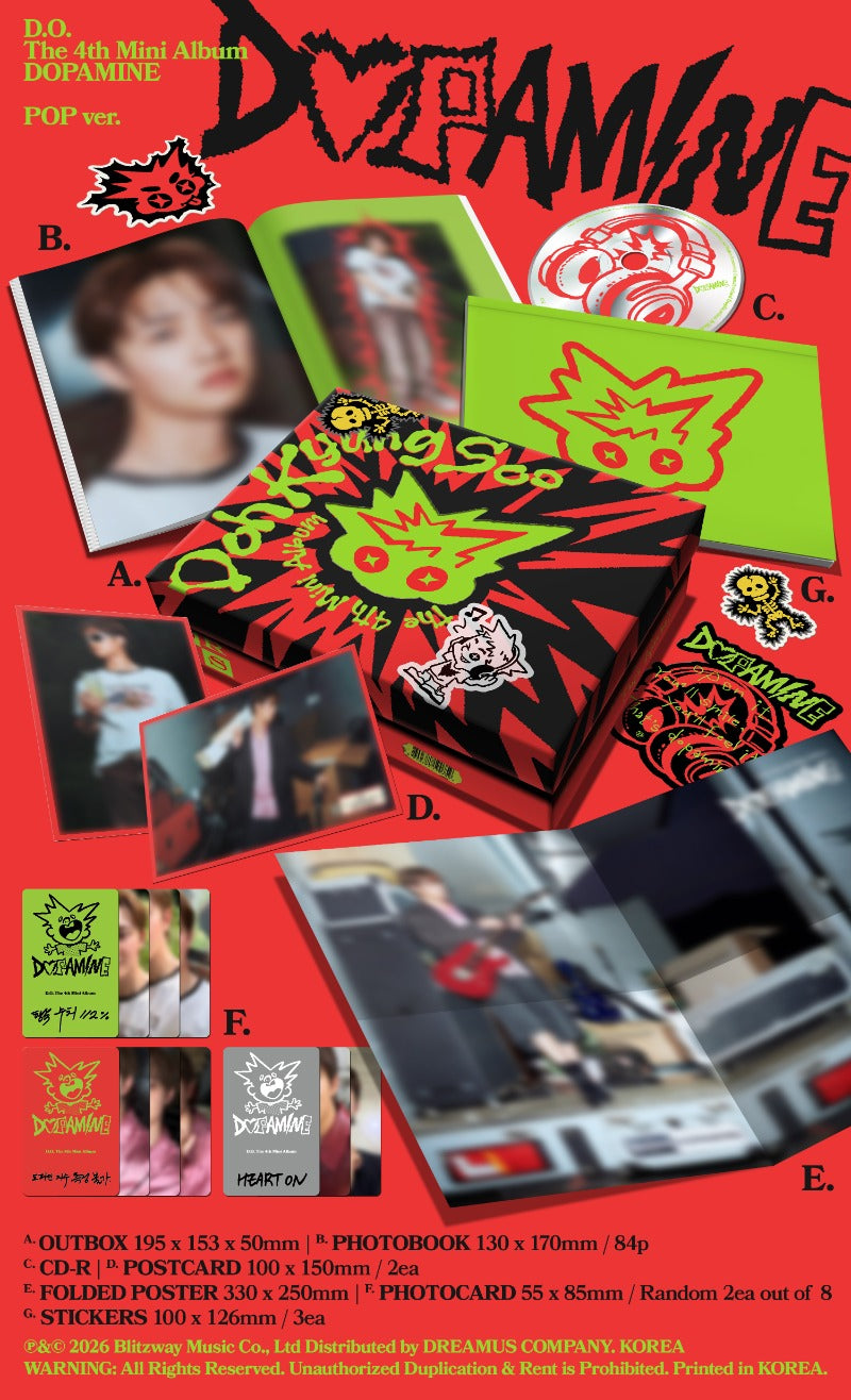 (9/8) D.O 4th Mini Album [DOPAMINE]