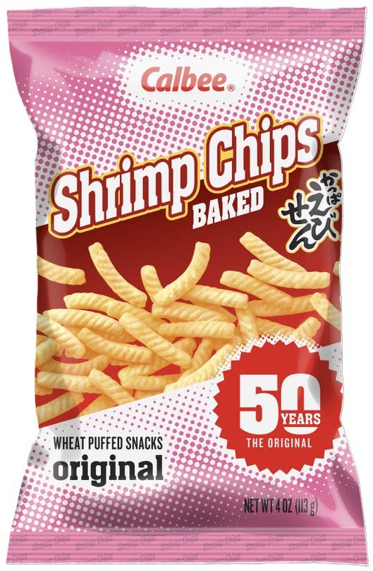 Calbee Baked Shrimp Chips Original 4oz