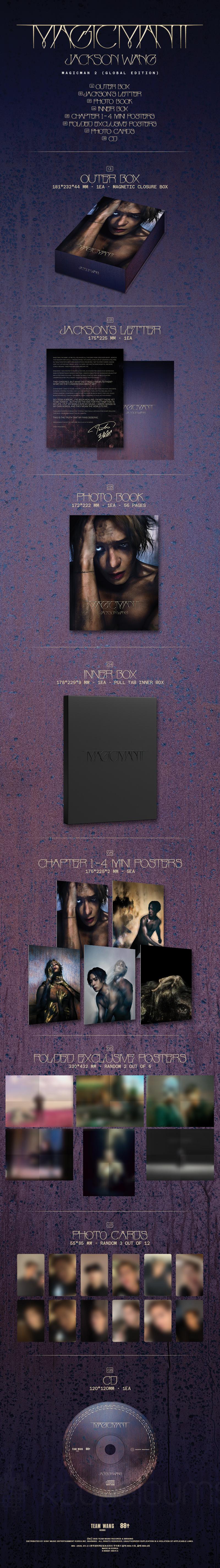 JACKSON WANG - [MAGICMAN 2] 2nd Album