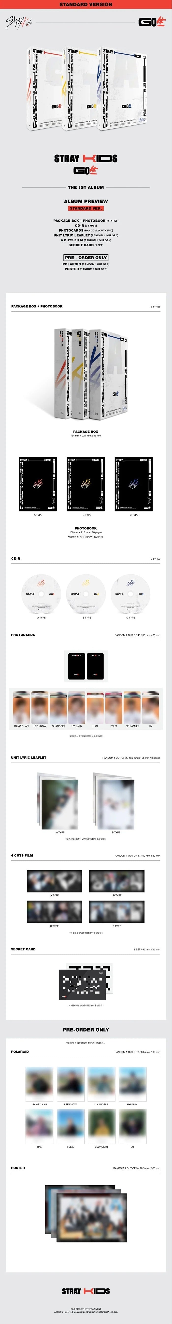 Stray Kids - [Go生 (Go Live)] 1st Album RANDOM Version