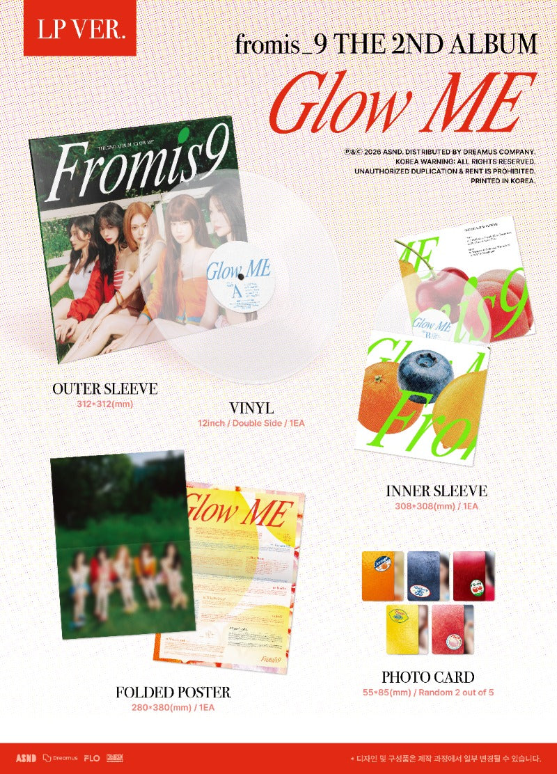 fromis_9 2nd Full Album [Glow Me] (LP Ver.)
