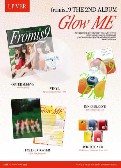 (9/19) preorder fromis_9 2nd Full Album [Glow Me] (LP Ver.)