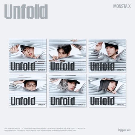 MONSTA X - [Unfold] American Studio Album DIGIPACK Version