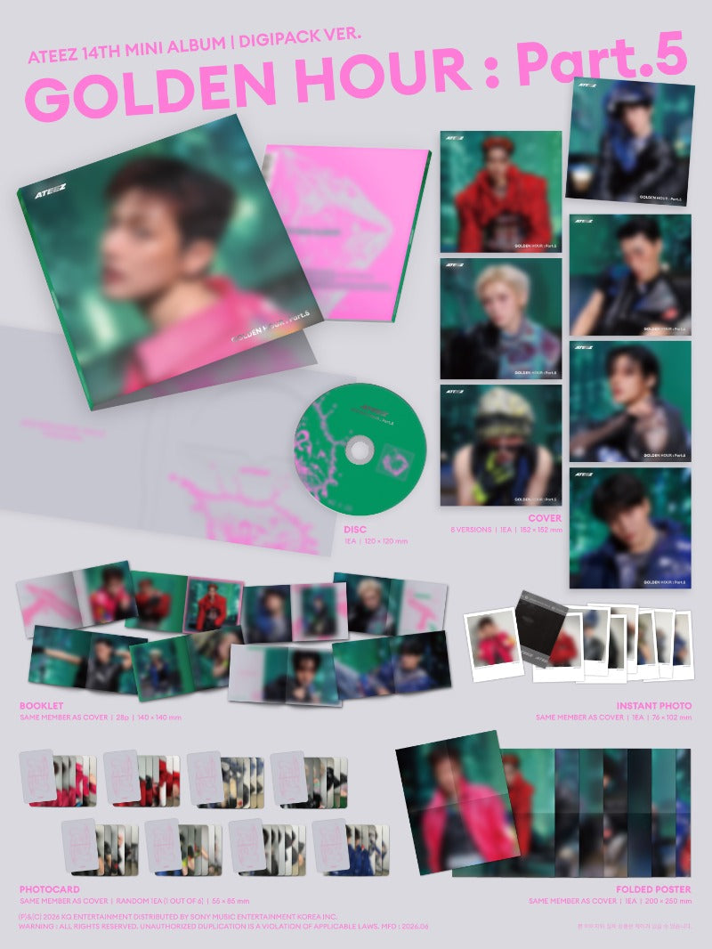 ATEEZ - [GOLDEN HOUR : Part.5] DIGIPACK Ver.