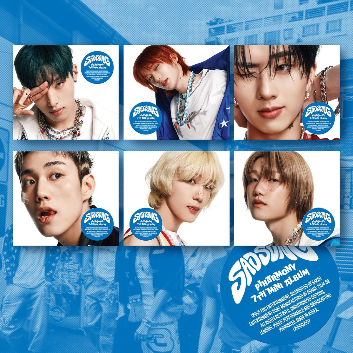 P1Harmony - SAD SONG - Digipack Ver.