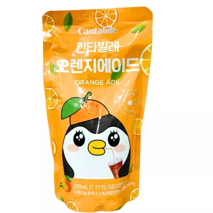 Cantabile Orange Ade Pouch Drink (Korea)