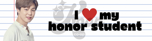 Jimin Honor Student Bumper Magnet