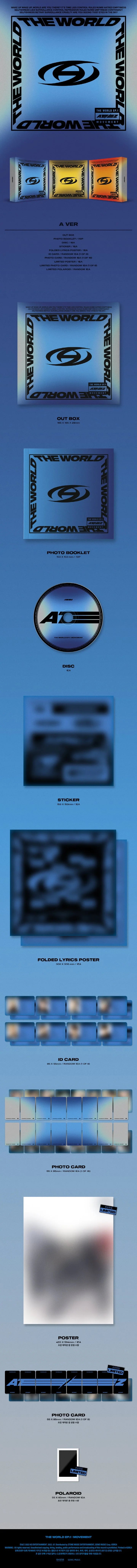 ATEEZ - [THE WORLD EP.1 : MOVEMENT] RANDOM Version