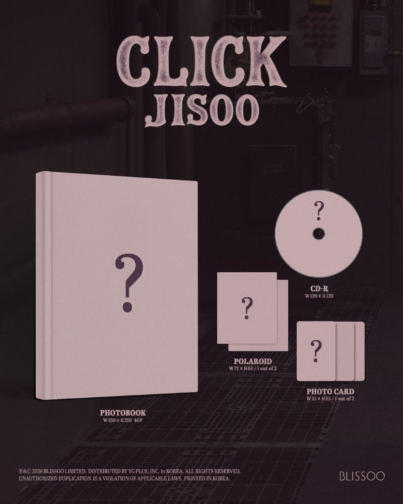 (9/4) JISOO Single Album [CLIKC] (PHOTOBOOK Ver.)