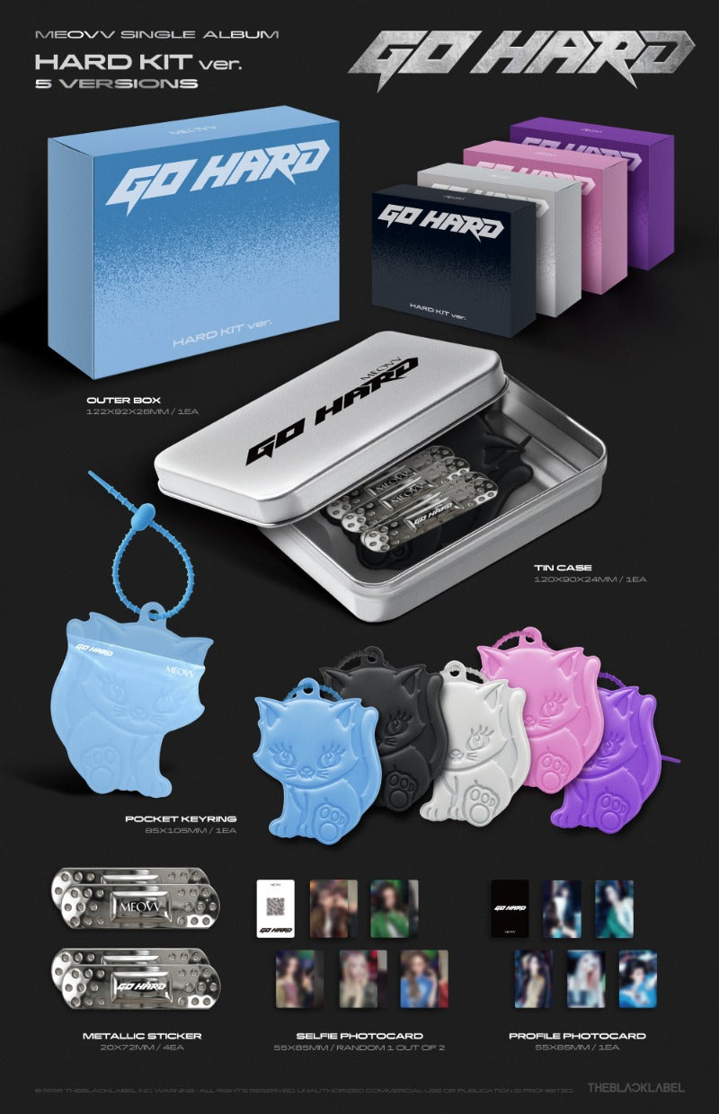 (10/10) MEOVV Single Album [GO HARD] Hard KIT Ver.