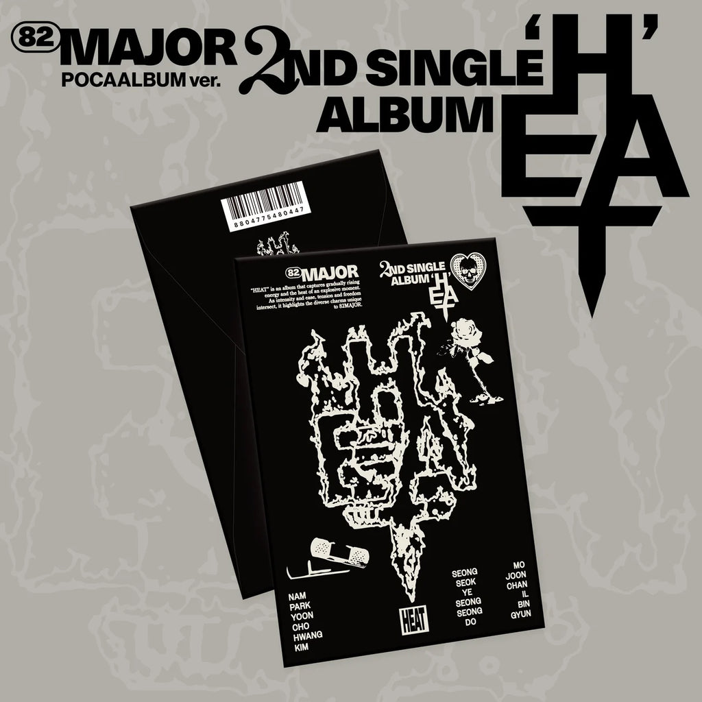 82MAJOR - 2nd Single Album [HEAT] POCA Ver.