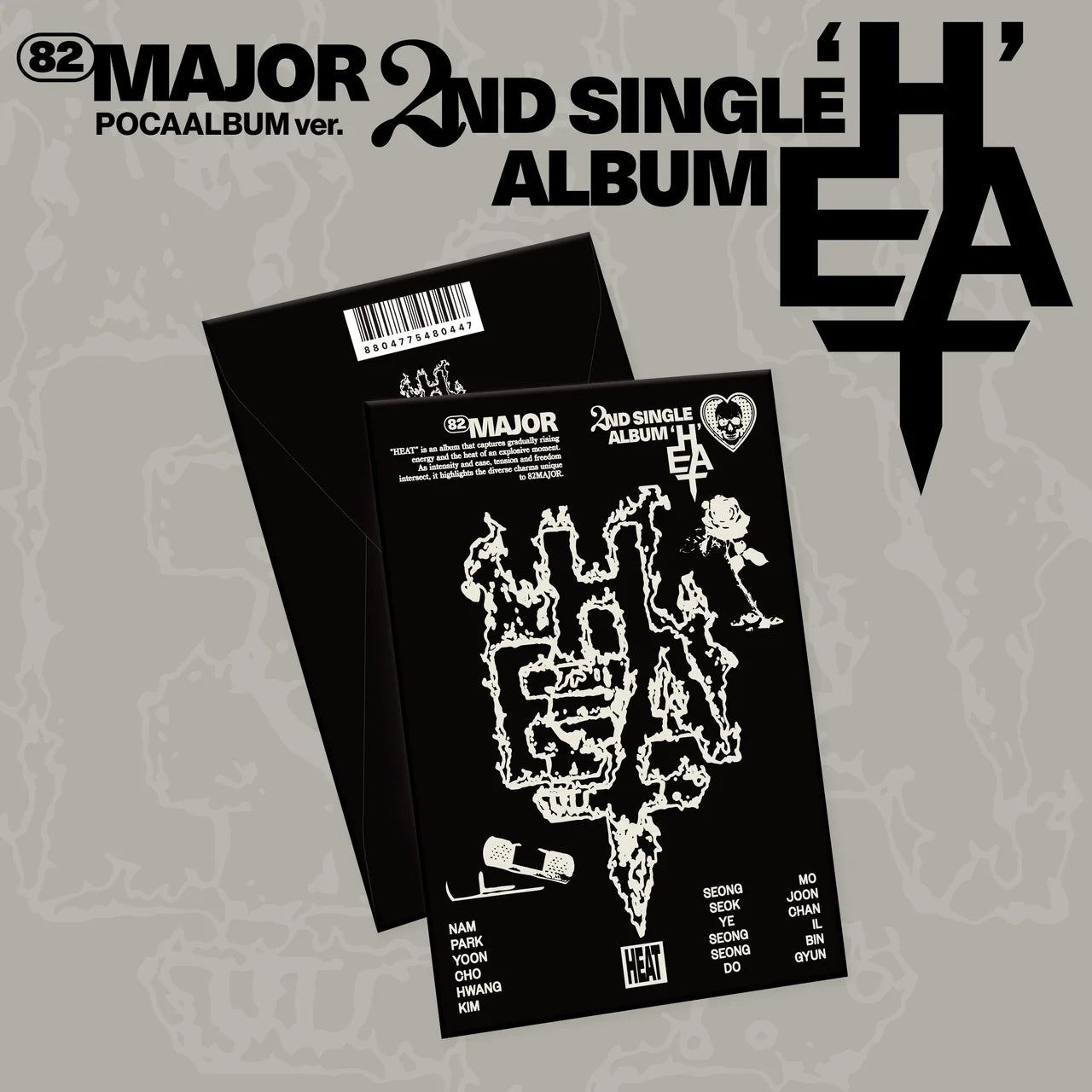 (9/2) Preorder 82MAJOR - 2nd Single Album [HEAT] POCA Ver.