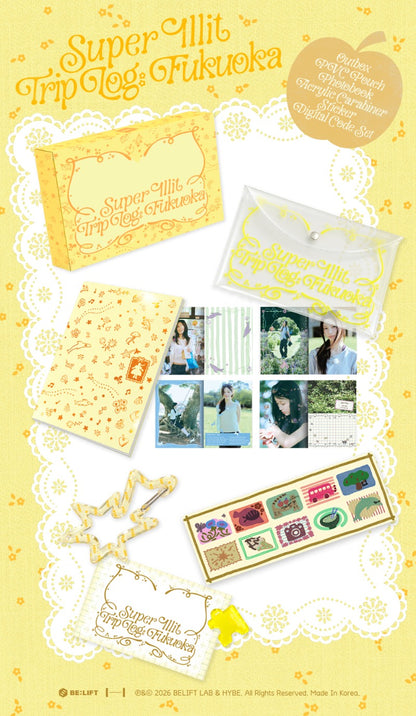 (9/10) Preorder ILLIT SUPER ILLIT TRIP LOG : FUKUOKA