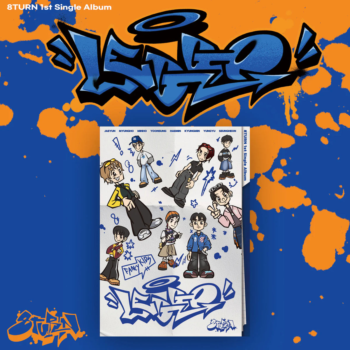 8TURN - 1st Single Album [LEGGO]