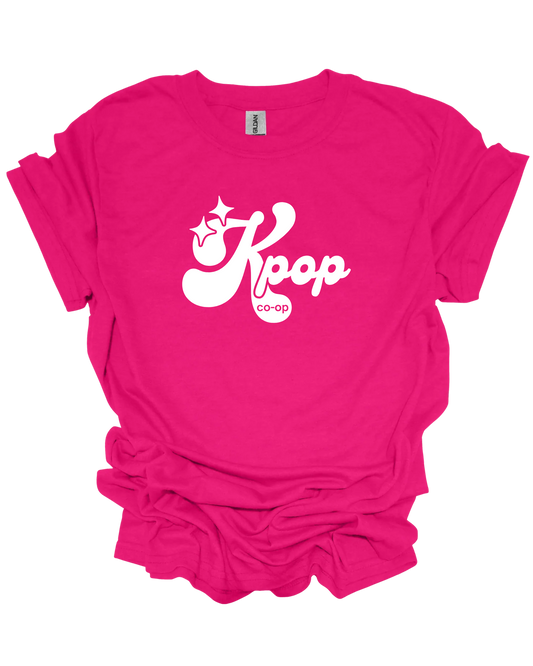 Co-op Puff Logo Pink Tee