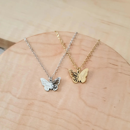 Filigree Butterfly Necklace