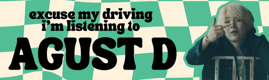 Car Magnet/Sticker - Excuse my Driving AGD