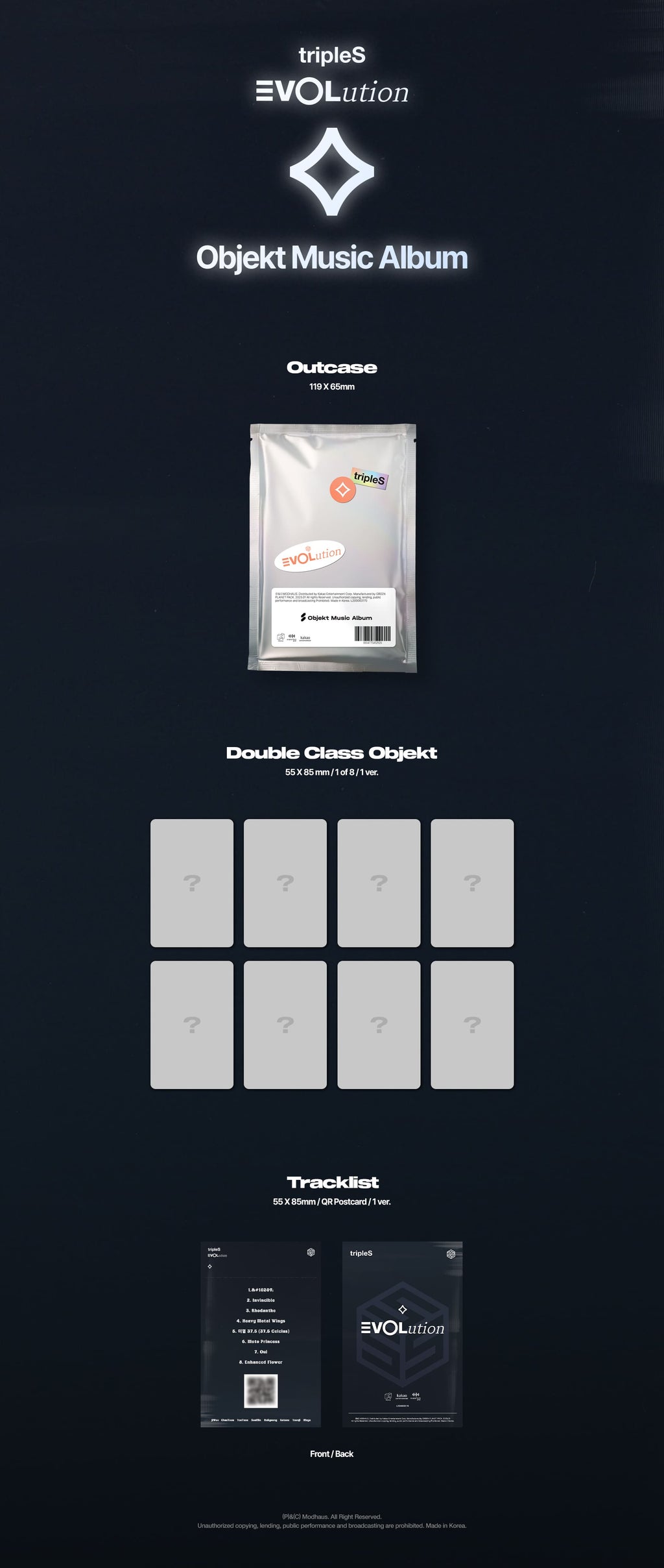 tripleS Mini Album [EVOLution <⟡> (Mujuk)] (Objekt Music Album)